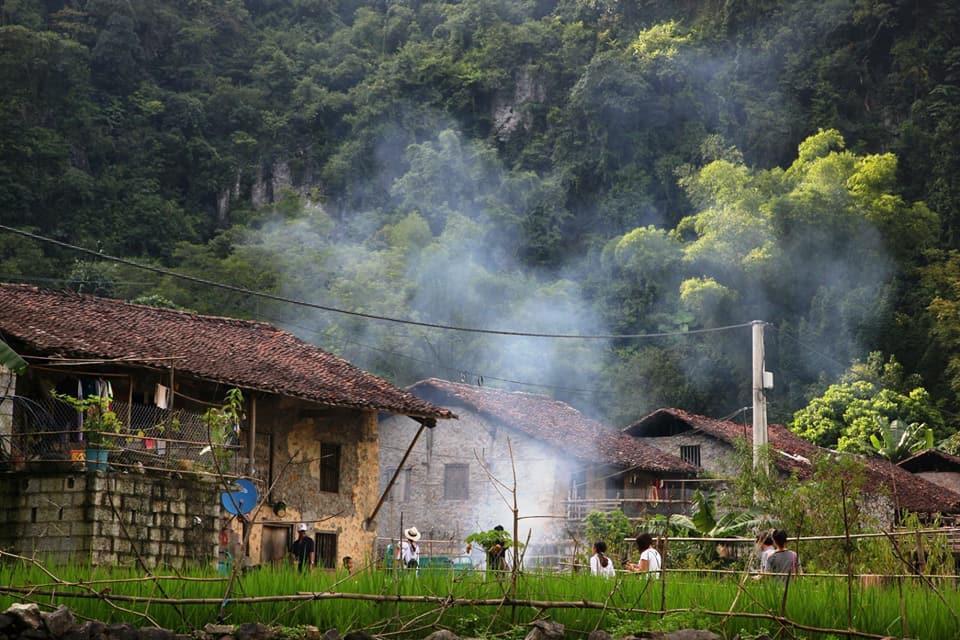 A Sy Ban Gioc Homestay - Lang Da Khuoi Ky Cao Bang Exteriér fotografie