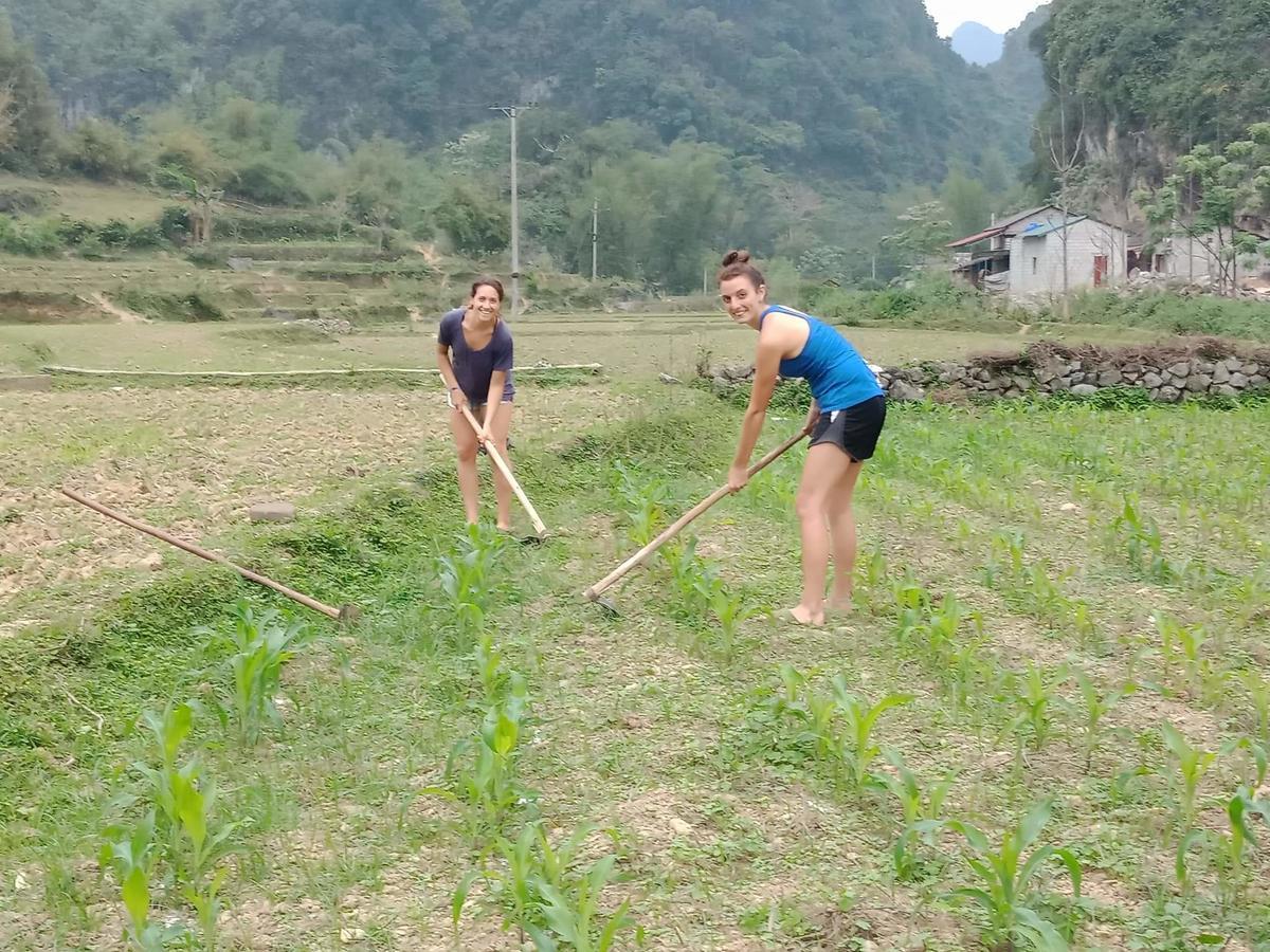 A Sy Ban Gioc Homestay - Lang Da Khuoi Ky Cao Bang Exteriér fotografie