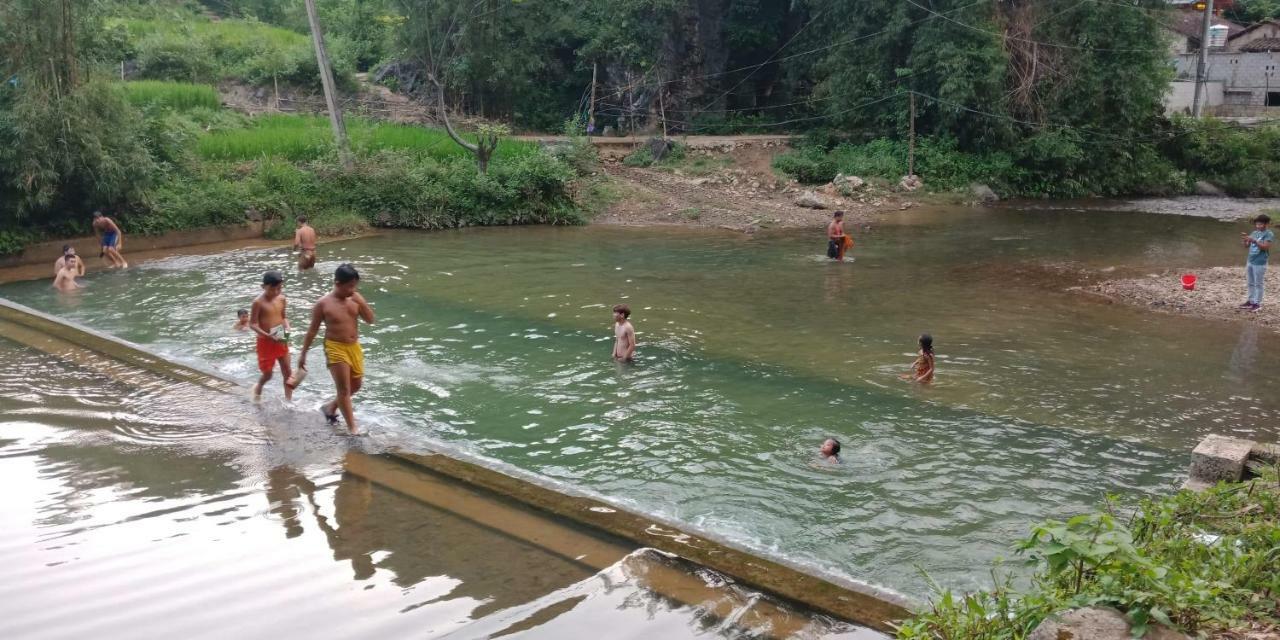 A Sy Ban Gioc Homestay - Lang Da Khuoi Ky Cao Bang Exteriér fotografie
